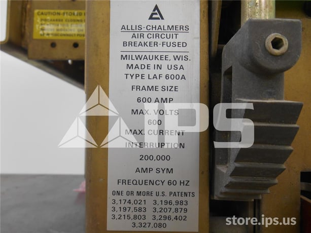 600 Amps Sa Laf-600a Mo/do Static Trip Ii Li, 600 Amps Ct, 800 Amps Fuse - Image 3
