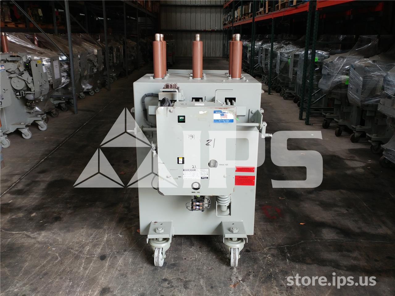 1200 Amps GE Vvc 13.8-750-1c Ml-13c (vvc 13.8-750) 125 Volts DC Control, 28k Amps Sc, Bottle# 186l0739p41 - Image 1