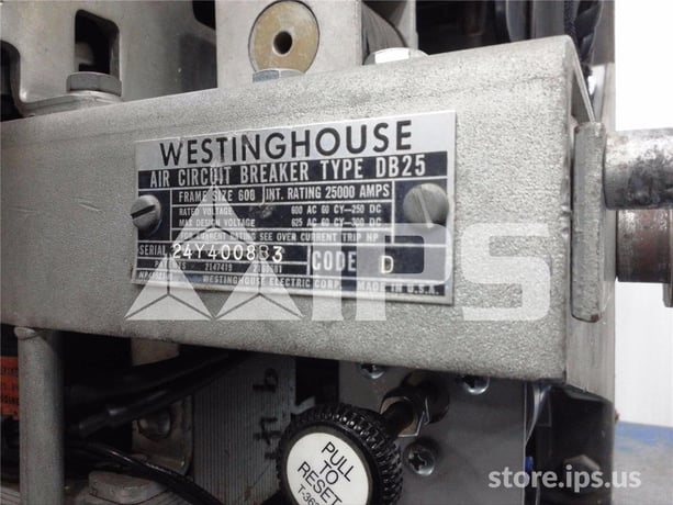 600 Amps WH Db-25 Eo/do 3p 125 Volts DC Control, AC Pro Lsig, 300-600 Amps Ct - Image 5