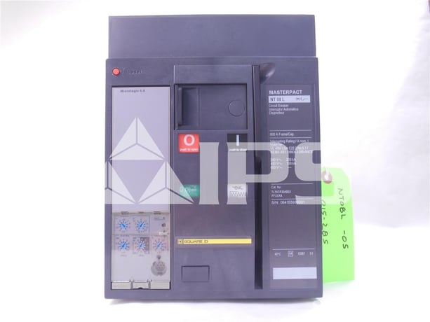 800 Amps Square D Masterpact Nt08 L Mo/do Tl7atr33a9sxffxxxa Unused Surplus 120 Volts AC Control, Micrologic - Image 1