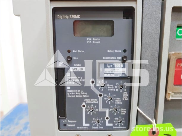 1600 Amps Ch Mds8163wea16cmanan4ymanax Eo/do (mds816) 120 Volts AC Control, Digitrip 520mc Lsig, 1600 Amps - Image 4