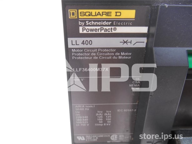 Square D Llf Powerpact L-frame Mccb Micrologic 1.3m Inst, 24 Volts AC Trip, Aux - Image 3