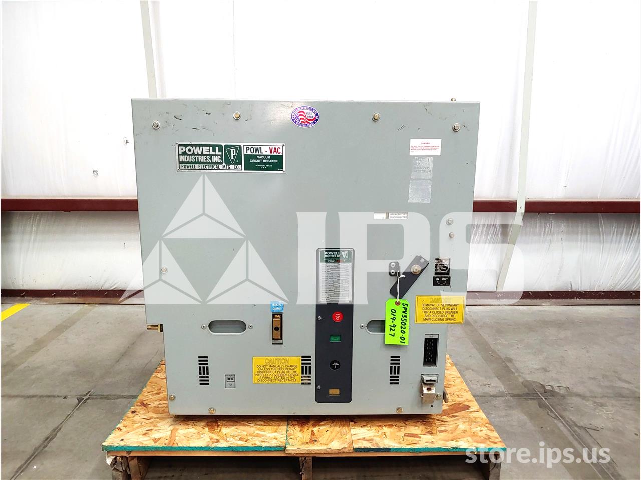 2000 Amps Pwl 05pv0350 Pvs-3 (5pv350) 125 Volts DC Control - Image 1