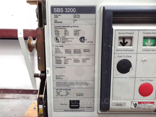 3200 Amps Sa Sbs 3200 Eo/do (sbs32) 24 Volts DC Control, Sb32tlsig, 3200 Amps Rp, 24 Volts DC Bell Alarm - Image 6