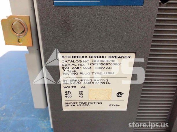 800 Amps GE Ssd Power Break Ii Mo/do (ssd08) Mvt Plus Lsi, 800 Amps Ct, 800 Amps Rp - Image 5