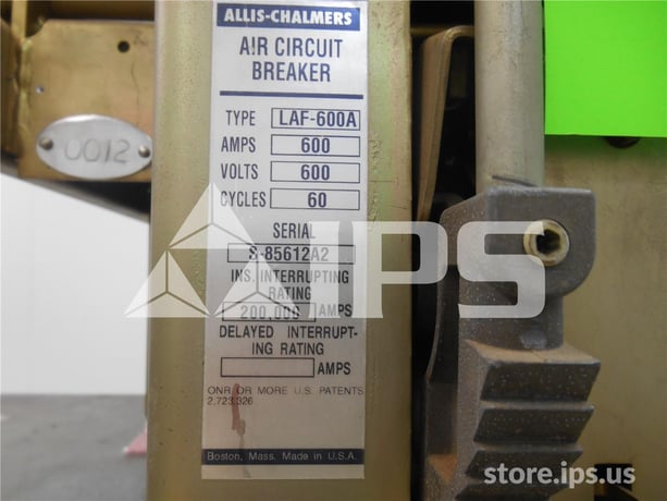600 Amps Sa Laf-600a Mo/do Digitrip Rms/r 510 Ls, 600 Amps Ct, 800 Amps Fuse - Image 3