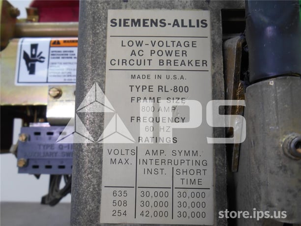 800 Amps Sa Rl-800 Mo/do Ssii Ls, 800 Amps Ct, Dual Switch Bell Alarm - Image 4