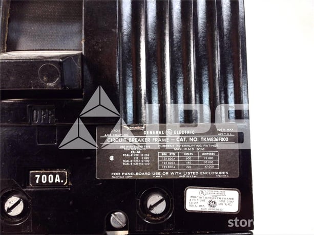 GE Tjk K1200 Line Mccb 700 Amps Thermal Mag Trip - Image 2