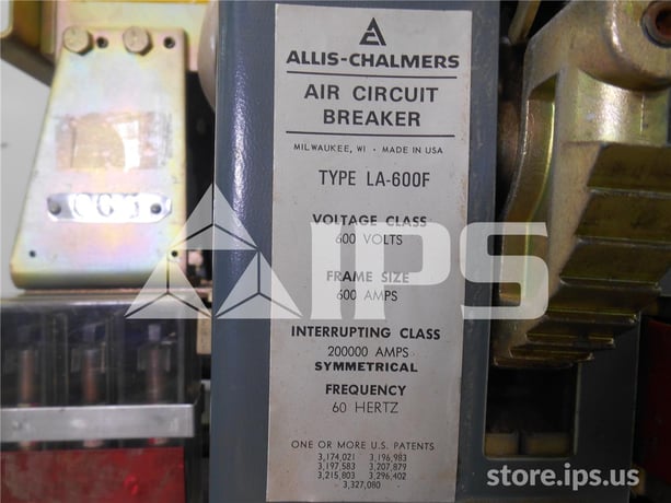 600 Amps AC La-600f Mo/do Static Trip Iii Ls, 600 Amps Ct, 800 Amps Fuse - Image 3