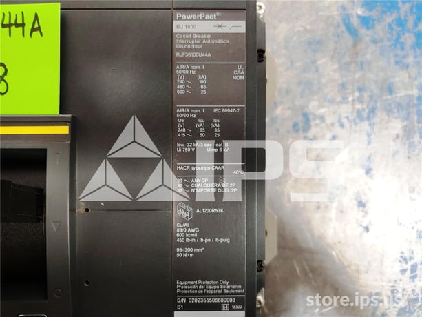 Square D Rjf Powerpact R-frame Mccb Unused Surplus Micrologic 6.0 Amps Lsig, 1000 Amps Sensor Plug - Image 5