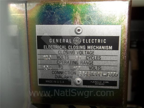 3200 Amps GE Akr-10f-75 Eo/do (akr-_f-75) 120 Volts AC Controls, Mvt Plus Lsi, 3200 Amps Ct, 3200 Amps Rp - Image 8