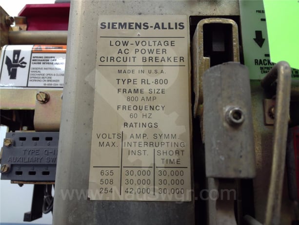 800 Amps Sa Rl-800 Mo/do Stii Ls, 800 Amps Ct, Dual Switch Bell Alarm - Image 6