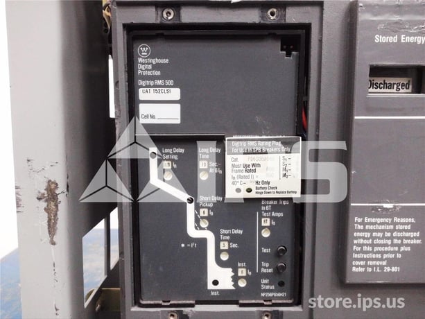 800 Amps WH Spb-100 Eo/do (spb100) 120 Volts AC Control, Digitrip Rms 500 Lsi, 800 Amps Rp, 800 Amps Ct - Image 5