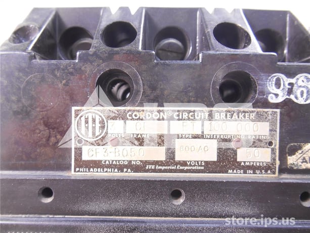 ITE Cordon Et-c Cf Frame Mccb 50 Amps - Image 2