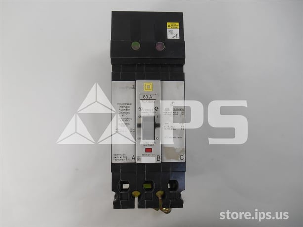 Square D Powerpact Fga I-line Mccb 80at - Image 1