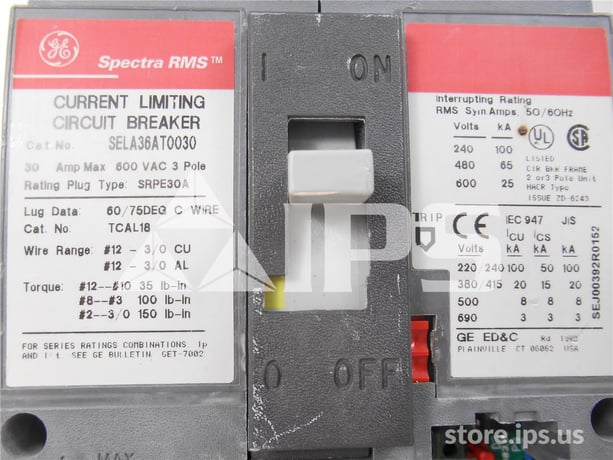 GE Spectra Sepa Mccb 60at - Image 2