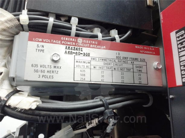 800 Amps GE Akr-6d-30s Eo/do (akr-_d-30s) 125 Volts DC Control, Mvt Li, 400 Amps Ct - Image 6