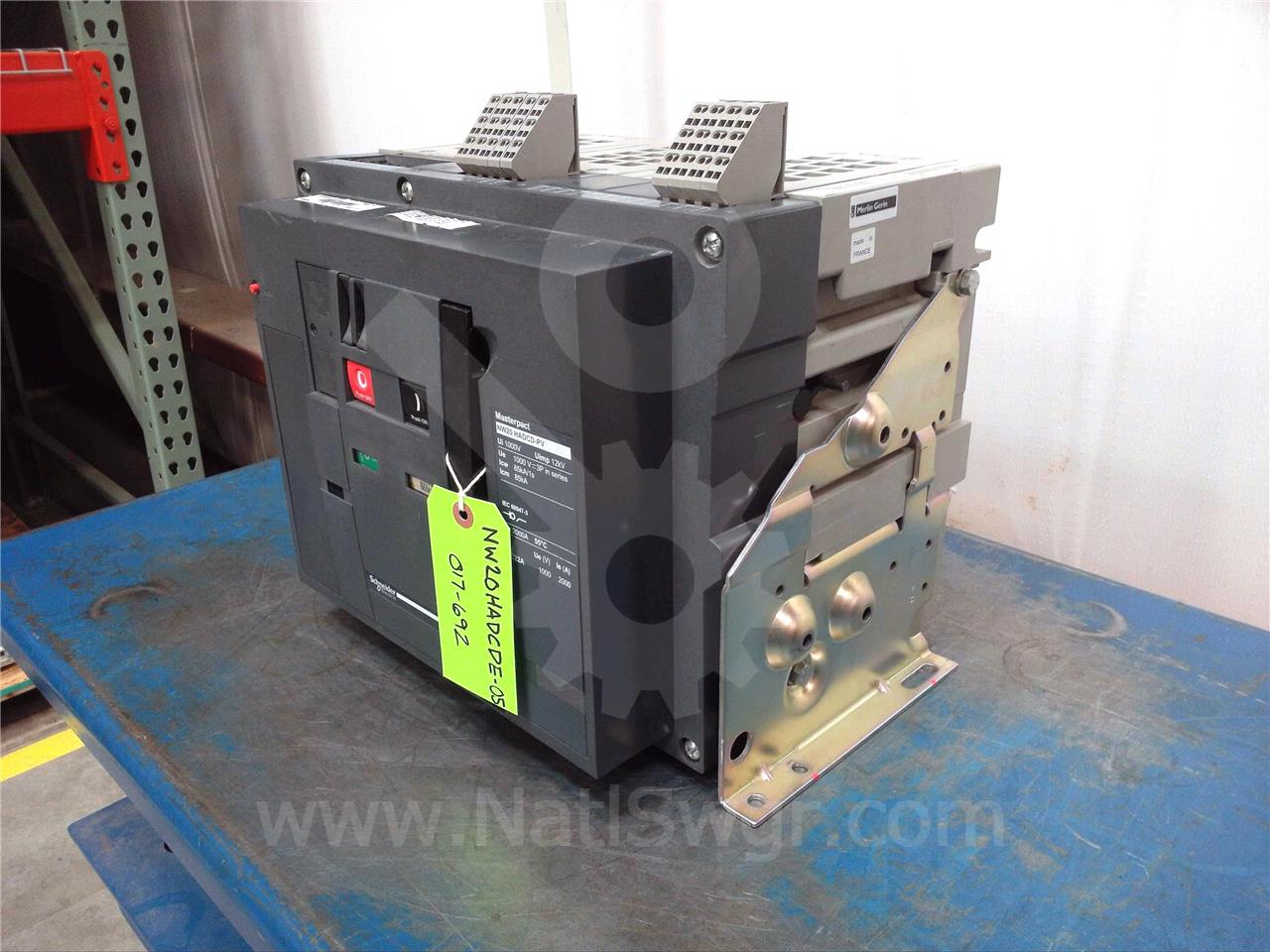 2000 Amps Square D Masterpact Nw20ha DC Non Automatic Switch Eo/bi 48 Volts DC Control, 48 Volts DC Uv - Image 6