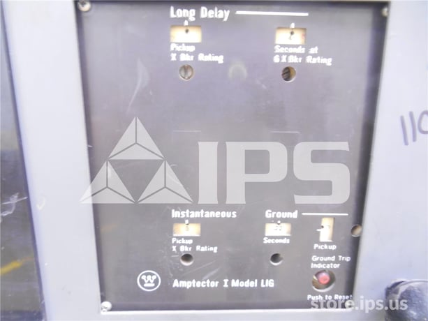 800 Amps WH Dsl-206 Eo/do 125 Volts DC Control, Amptector I Lig, 600 Amps Ct, 2000 Amps Fuse - Image 3