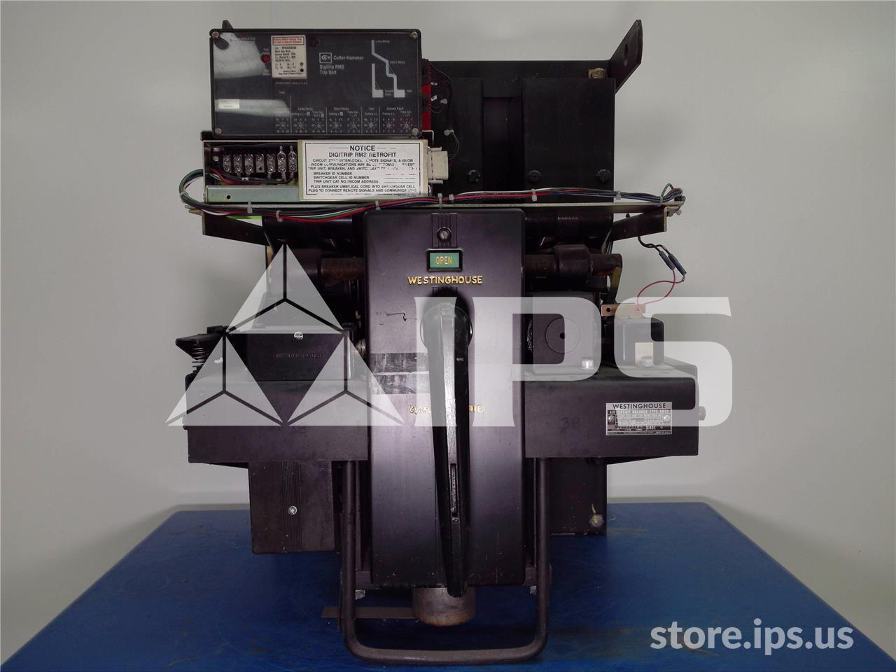 1600 Amps WH Db-50 Eo/do 1p 250 Volts DC Close, 220 Volts AC Relay / Shunt Trip, Rms/r 510 Lsig, 800 Amps Ct - Image 1