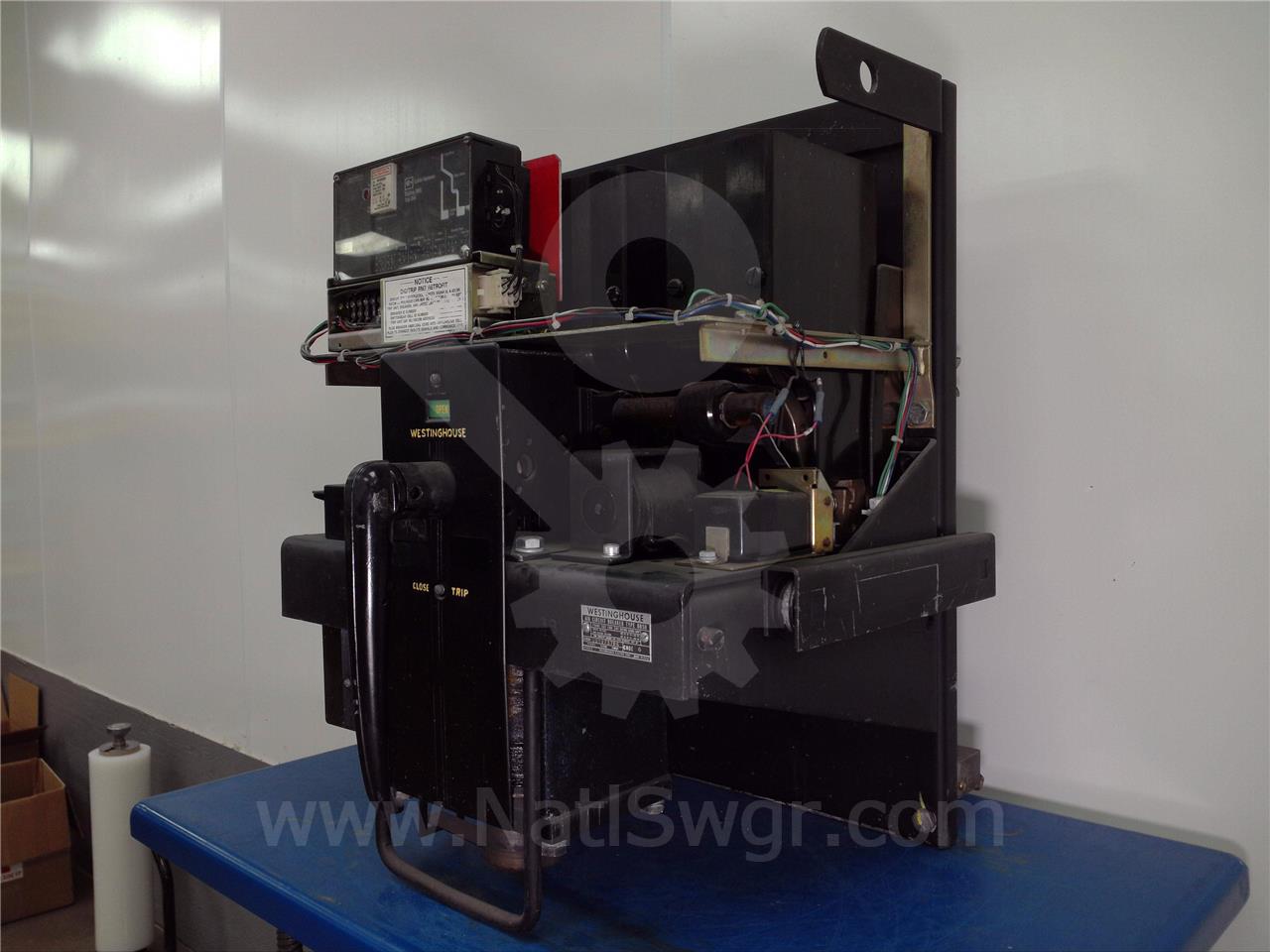 1600 Amps WH Db-50 Eo/do 1p 250 Volts DC Close, 220 Volts AC Relay / Shunt Trip, Rms/r 510 Lsig, 800 Amps Ct - Image 6