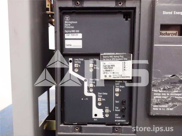 1600 Amps WH Spb-100 Eo/do (spb100) 120 Volts AC Control, Digitrip Rms 500 Lsi, 1600 Amps Rp, 1600 Amps Ct - Image 5