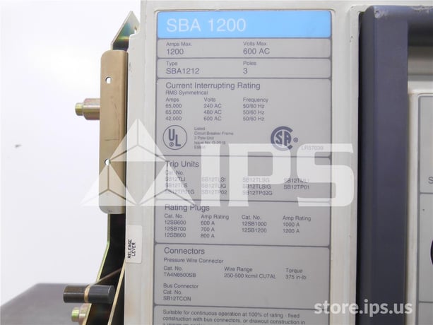 1200 Amps Sa Sba 1200 Mo/do (sba12) Sb12tlsig, 1200 Amps Rp, 1200 Amps Ct - Image 4