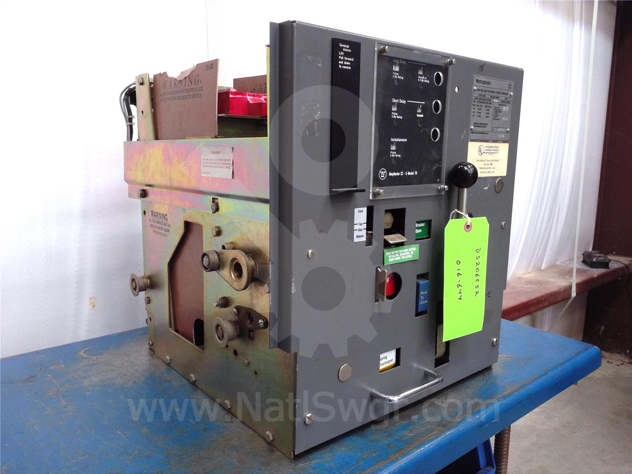 800 Amps WH Ds-206 Eo/do 48 Volts DC Control, Amptector Ii-a Lsi, 800 Amps Ct - Image 7
