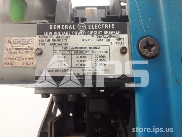 800 Amps GE Akr-4a-30 Mo/do (akr-_a-30) Ecs Li, 600 Amps Ct - Image 5