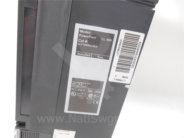 Square D Llf Powerpact L-frame Mccb 600 Amps Frame, With Aux Switch - Image 2
