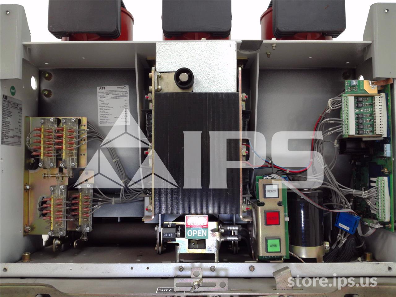 3000 Amps ABB Amvac Ma3d3100000000p 125 Volts DC Control, Dual Secondary Disconnects With Undervoltage Trip - Image 3