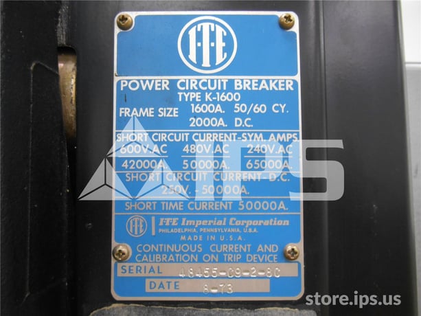 1600 Amps ITE K-1600 Red Mo/do Od-4 Ls 1600 Amps - Image 3