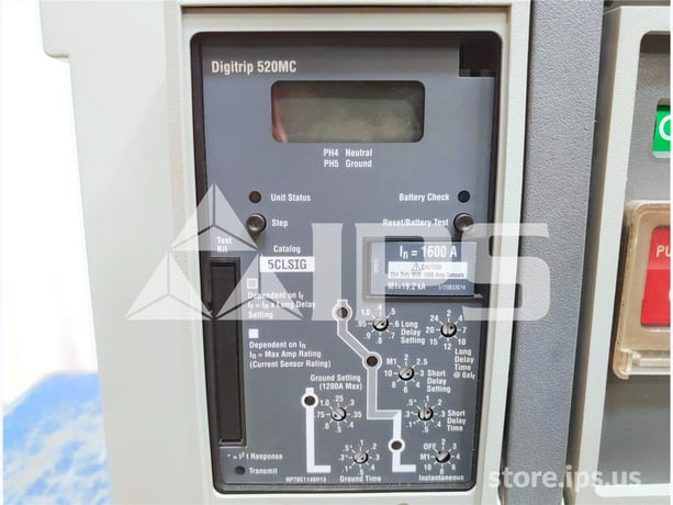 1600 Amps Ch Mds8163wea16cmanan4ymanax Eo/do (mds816) 120 Volts AC Control, Digitrip 520mc Lsig, 1600 Amps - Image 4