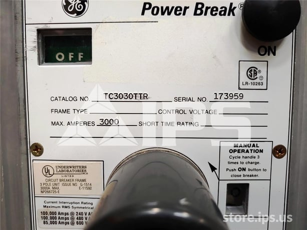 3000 Amps GE Tc Power Break Mo/do (tc3030) Mvt Pm Lsi, 3000 Amps Ct, 3000 Amps Rp, Communications Module - Image 5