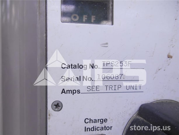 2500 Amps GE Tps Power Break Mo/bi (tps25) 2500 Amps Magnetrip 70-100 Percent, 120 Volts AC Shunt Trip - Image 4
