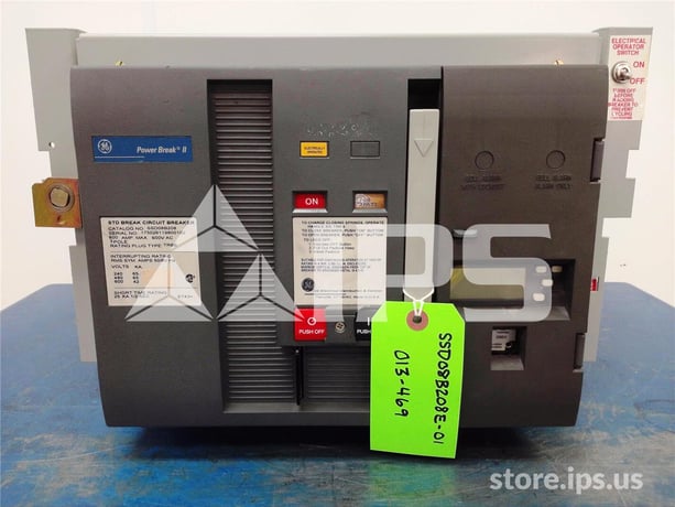 800 Amps GE Ssd Power Break Ii Eo/do (ssd08) 120 Volts AC Control, 48 Volts DC Shunt Trip, Mvt Plus Lsi, 800 - Image 1
