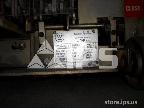 1200 Amps WH 50 Dhp 350 Eo/do (50dhp 350) 230 Volts AC Controls, Cap Trip - Image 5