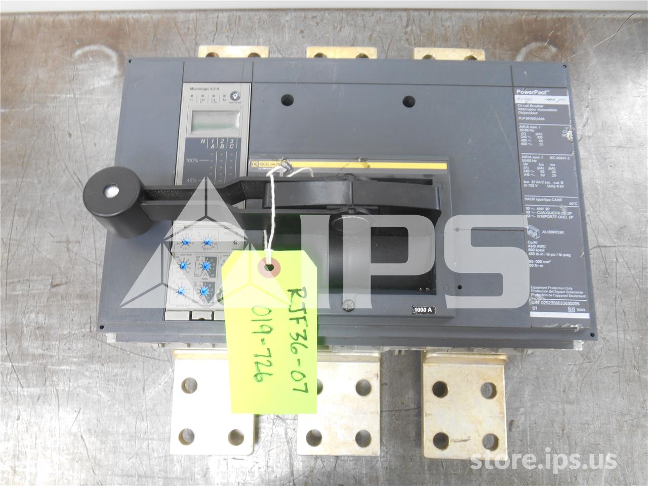 Square D Rjf Powerpact R-frame Mccb Micrologic 6.0 Amps Lsig - Image 1