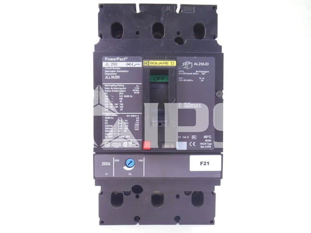 Square D Powerpact Jl250 Mccb 200at - Image 1