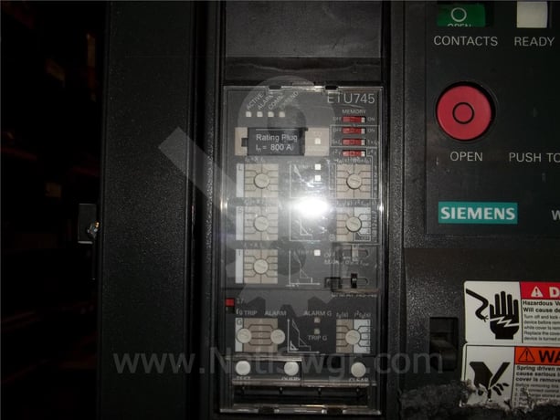 800 Amps Sa Wll2a308ngdxxxxxd Mo/do (wll2) Etu745 Lsi With Gfm Alarm/trip, 800 Amps Rp, 4 Stage Aux - Image 8