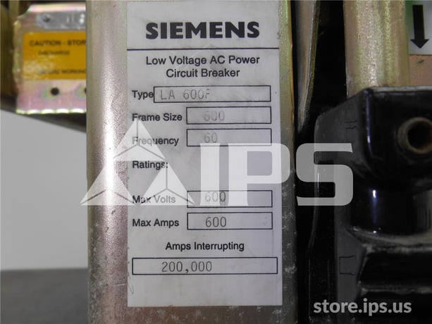 600 Amps, Sa Laf-600a Mo/do Parts Unit, Static Trip Iii Ls, 600 Amps Ct, 800 Amps Fuse - Image 3