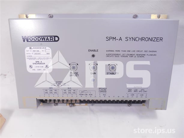 Woodward Spm A Synchronizer 115-230 Volts AC - Image 1
