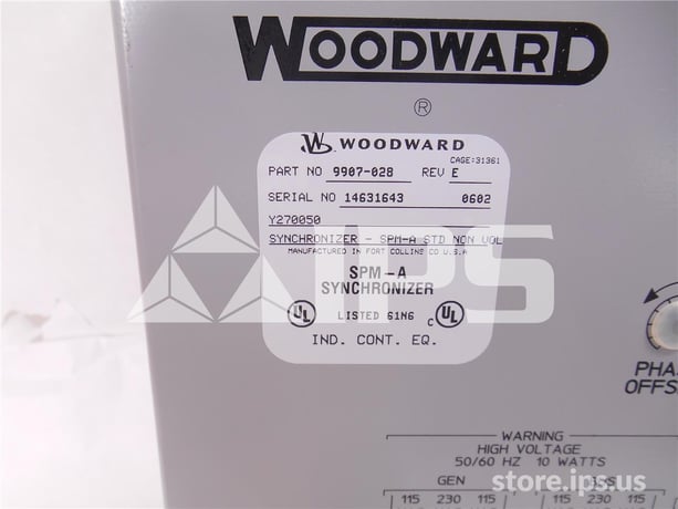 Woodward Spm A Synchronizer 115-230 Volts AC - Image 2