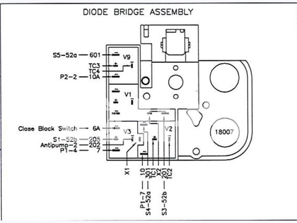 ABB Magnetic Support Diode Bridge Rectifier New For Advac - Image 1
