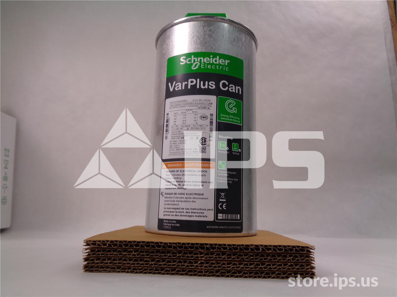 Square D #Varplus Can Heavy Duty Non Pcb Dry Capacitor Nw Un 525v, Qn 25kvar - Image 1
