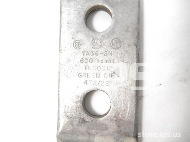 Burndy 2 Hole Long Barrel Lug 600 Kcmil Cu - Image 3