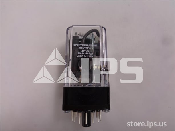 GE 28 Volts DC Control Relay New Plug In With Push Button Light Control - Image 1