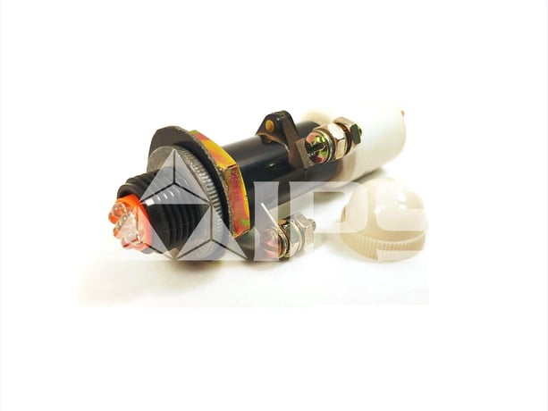 GE Et-16 Led Amber Indicating Light Assembly Amber Led With White Translucent Cap, 125vdc, 2000 Ohm Resistor - Image 3