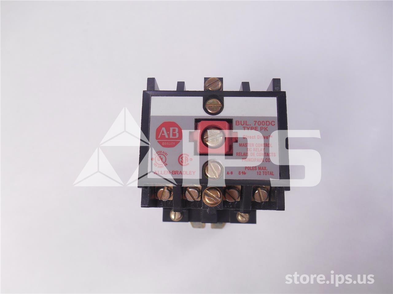 Allen Bradley 125 Volts DC Bulletin 700dc Type Pk Control Relay Series A, Direct Drive Master Control - Image 1