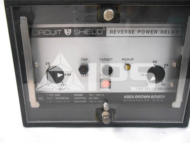 ABB 32r Circuit Shield Reverse Power Relay 24vdc, Range 13-150w, Delay 1-30 - Image 1